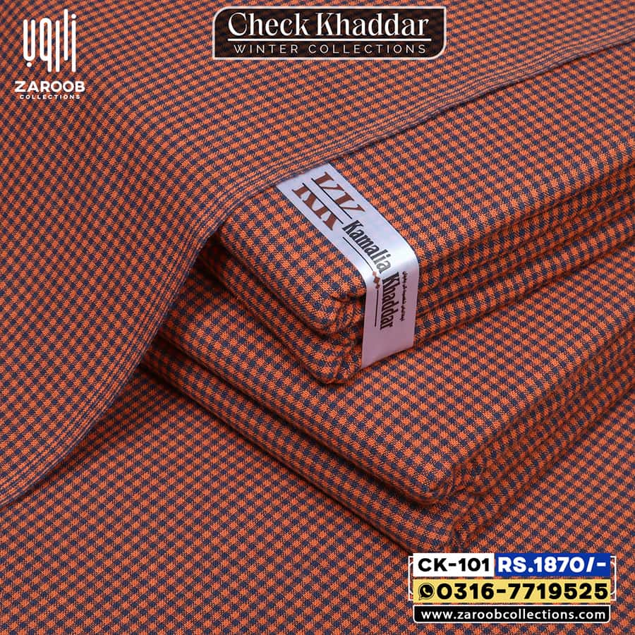 CK-101 CHECK KHADDAR CK-101 - Image 1