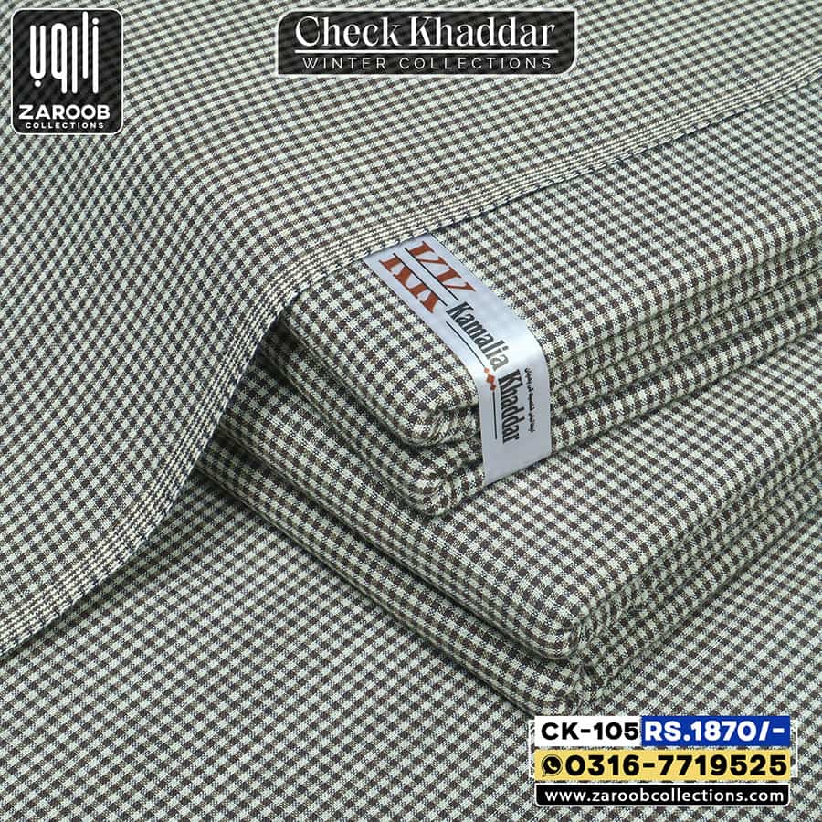 CK-105 CHECK KHADDAR CK-105 - Image 1