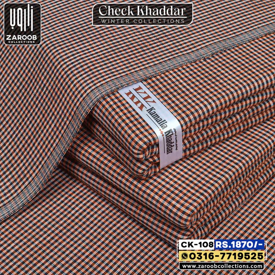 CK-108 CHECK KHADDAR CK-108 - Image 1