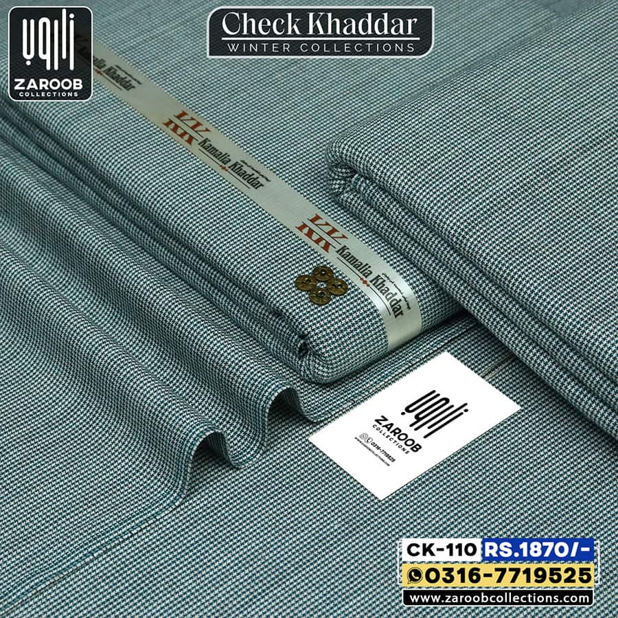 CK-110 CHECK KHADDAR CK-110 - Image 1