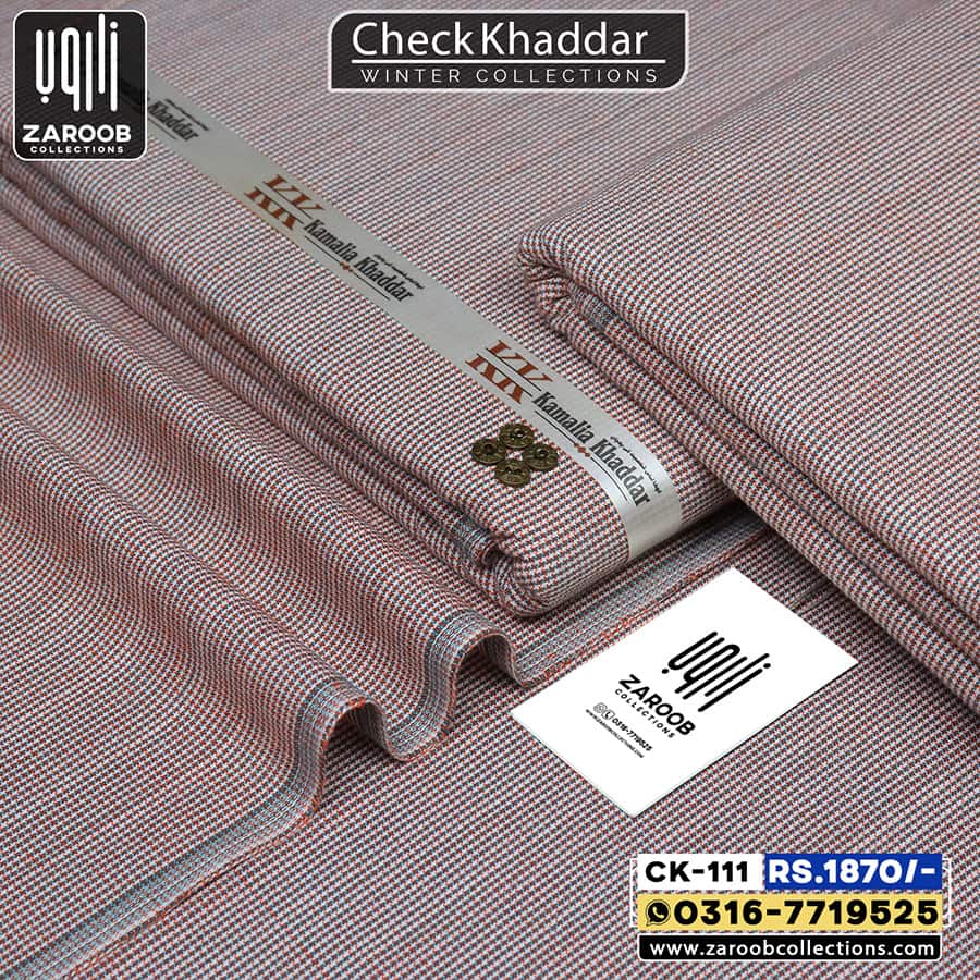 CK-111 CHECK KHADDAR CK-111 - Image 1