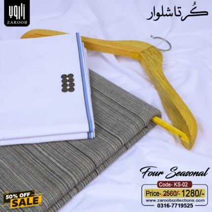 KURTA SHALWAR KHADDAR KS-02