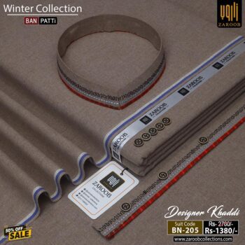 DESIGNER KHADDAR [BAN-PATTI] BN-205