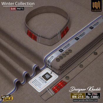 DESIGNER KHADDAR [BAN-PATTI] BN-215