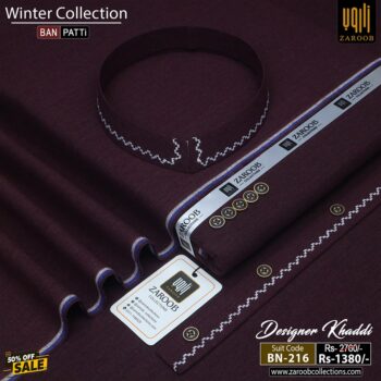 DESIGNER KHADDAR [BAN-PATTI] BN-216