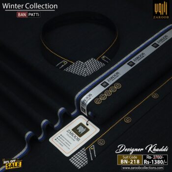 DESIGNER KHADDAR [BAN-PATTI] BN-218